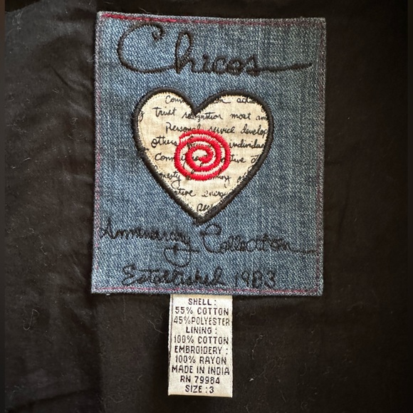 Chicos Embroidered jacket - Picture 4 of 4